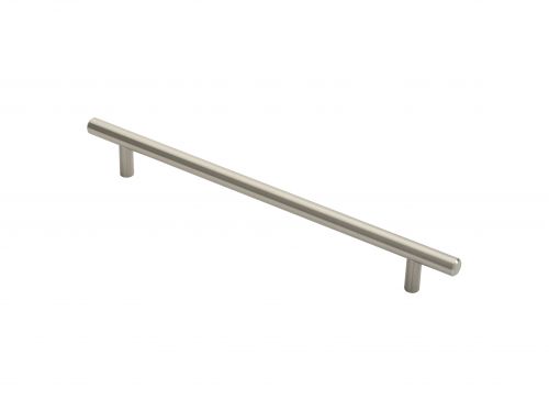 Click Here To Enlarge This Photo Of FTD445ESN - Carlisle Brass Fingertip Design 12mm Steel T-Bar Handle &lpar;224mm c&sol;c&rpar; 284mm Satin Nickel