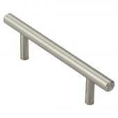FTD444SN - Carlisle Brass Fingertip Design 8mm Mini T Bar Handle &lpar;64mm c&sol;c&rpar; 100mm Satin Nickel