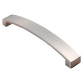 FTD3160ASN - Carlisle Brass Fingertip Design Curva Bow Handle &lpar;160mm c&sol;c&rpar; 172mm Satin Nickel