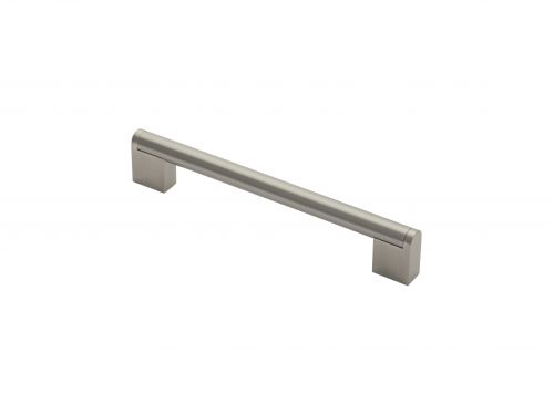 Click Here To Enlarge This Photo Of FTD4750CSNSS - Carlisle Brass Fingertip Design 14mm Bar Handle &lpar;160mm c&sol;c&rpar; 200mm Satin Nickel&sol;Satin Stainless Steel