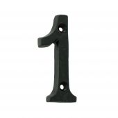 LF55491 - Carlisle Brass Ludlow Foundries Numeral Face Fix &lpar;No 1&rpar; 76mm Black Antique