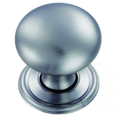 Click Here To Enlarge This Photo Of FTD1265BSC - Carlisle Brass Fingertip Design Hollow Victorian Knob 32mm Satin Chrome