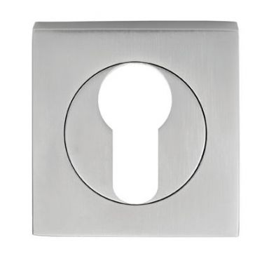 Click Here To Enlarge This Photo Of SZM001SQSC - Carlisle Brass Serozzetta Square Euro Profile Escutcheon &lpar;Concealed Fix&rpar; Satin Chrome