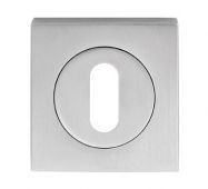 SZM003SQCP - Carlisle Brass Serozzetta Square Standard Key Escutcheon &lpar;Concealed Fix&rpar; Polished Chrome