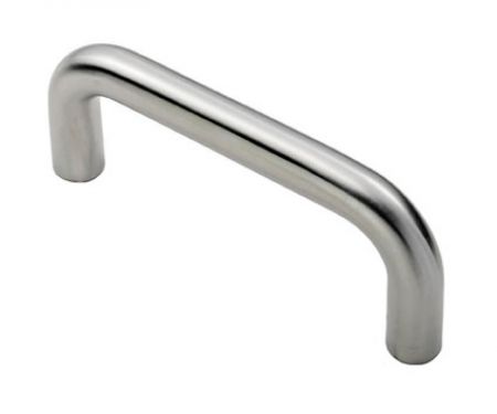 Click Here To Enlarge This Photo Of CSD1150SSS - Carlisle Brass Eurospec 19mm Dia D Pull Handle - 150mm c&sol;c Satin Stainless Steel