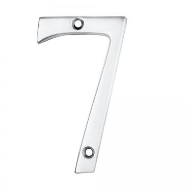 Click Here To Enlarge This Photo Of N7CP - Carlisle Brass Numeral Face Fix &lpar;No&period;7&rpar; 76mm Polished Chrome