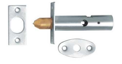Click Here To Enlarge This Photo Of DSB8225SC - Carlisle Brass Eurospec Door Security Bolt 65mm &lpar;35mm c&sol;c&rpar; Satin Chrome