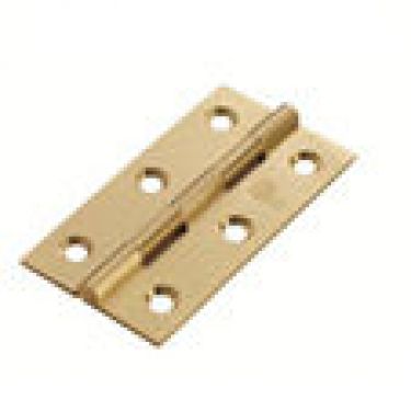 Click Here To Enlarge This Photo Of HSD3 - Carlisle Brass Hinge Solid Drawn Brass Butt 76 x 40 x1&period;5mm Satin Brass
