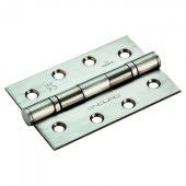 HIN14252&sol;11SSS - Carlisle Brass Eurospec 102mm x 67mm x 2&period;2mm Ball Bearing Hinges Grade 11 &lpar;80kg&rpar; Satin Stainless Steel