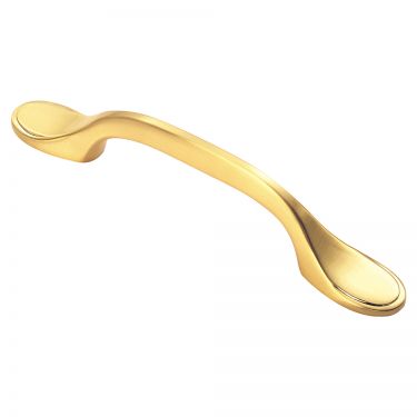 Click Here To Enlarge This Photo Of FTD520SB - Carlisle Brass Fingertip Design Shaker Style Handle &lpar;76mm c&sol;c&rpar; 128mm Satin Brass