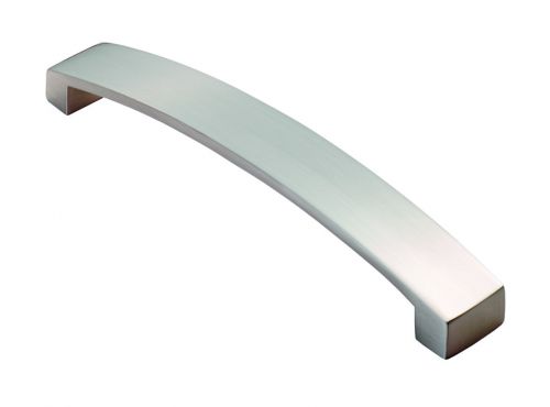 Click Here To Enlarge This Photo Of FTD3160BSN - Carlisle Brass Fingertip Design Curva Bow Handle &lpar;224mm c&sol;c&rpar; 236mm Satin Nickel