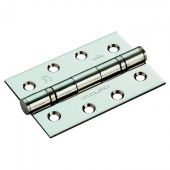 HIN14252&sol;11BSS - Carlisle Brass Eurospec 102mm x 67mm x 2&period;2mm Ball Bearing Hinges Grade 11 &lpar;80kg&rpar; Polished Stainless Steel