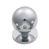 CH6CCP - Carlisle Brass Fingertip Design Ball Knob 25mm Polished Chrome