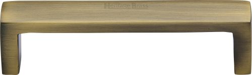 Click Here To Enlarge This Photo Of C4520 101-AT Heritage Brass Cabinet Pull Wide Metro Design 101mm ctc Antique Brass Finish