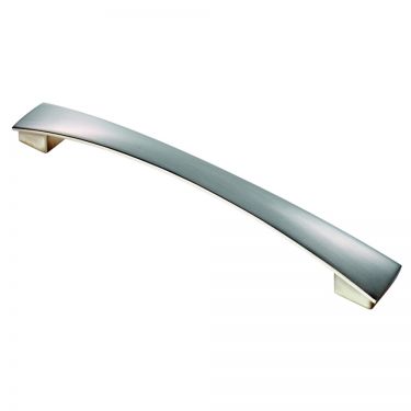 Click Here To Enlarge This Photo Of FTD3170BSN - Carlisle Brass Fingertip Design Valetta Bow Handle &lpar;192mm c&sol;c&rpar; 219mm Satin Nickel