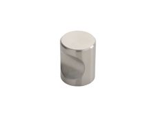 FTD430BSS - Carlisle Brass Fingertip Design Stainless Steel Cylindrical Knob 20mm Satin Stainless Steel