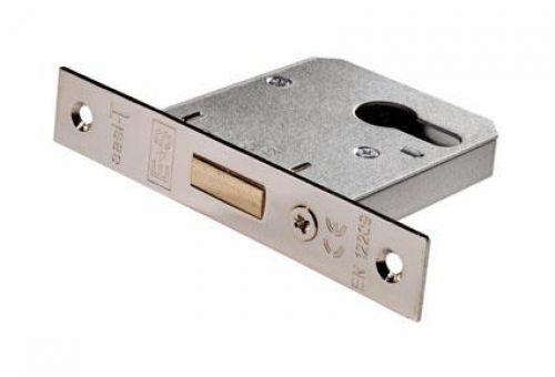 Click Here To Enlarge This Photo Of EDE5030NP - Carlisle Brass Eurospec Economy Euro Cylinder Deadlock 76mm Nickel Plated