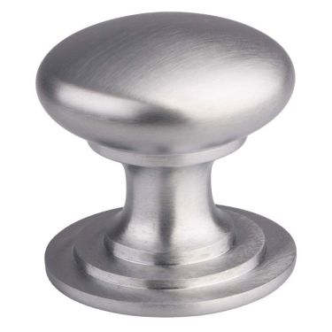 Click Here To Enlarge This Photo Of M47CSC - Carlisle Brass Fingertip Design Victorian Knob 38mm Satin Chrome