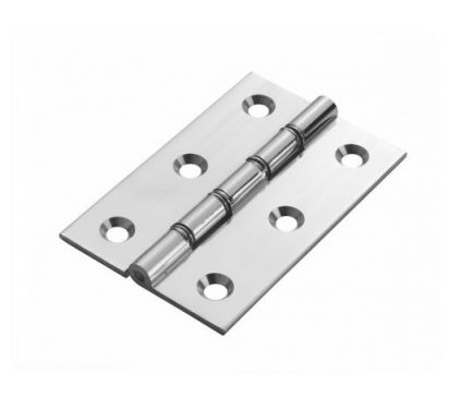 Click Here To Enlarge This Photo Of HDSW1CP - Carlisle Brass Hinge Double Steel Washered Butt Hinge 76 x 50 x 2mm Polished Chrome