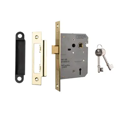 Click Here To Enlarge This Photo Of LSE5330EB - Carlisle Brass Eurospec 3 Lever Sashlock - Economy 76mm Electro Brass