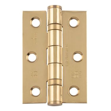 Click Here To Enlarge This Photo Of HIN1322&sol;7PVD - Carlisle Brass Eurospec 76mm x 51mm x 2mm Ball Bearing Hinges Grade 7 &lpar;40kg&rpar; PVD Stainless Brass