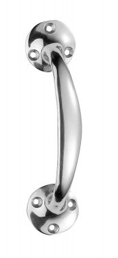Click Here To Enlarge This Photo Of AA36CP - Carlisle Brass Victorian - Bow Handle 152mm Polished Chrome