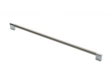 FTD470JSNCP - Carlisle Brass Fingertip Design 13mm Keyhole Handle &lpar;448mm c&sol;c&rpar; 260mm Satin Nickel&sol;Polished Chrome