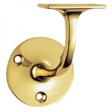 Click Here To Enlarge This Photo Of AA84 - Carlisle Brass Handrail Bracket &lpar;Heavyweight&rpar; 64mm Polished Brass