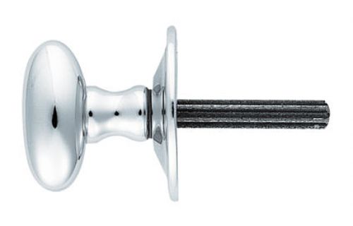 Click Here To Enlarge This Photo Of AA33CP - Carlisle Brass Thumbturn to suit Rackbolt &lpar;Oval&rpar; Hardened Steel Spline Spindle Polished Chrome