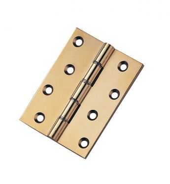 Click Here To Enlarge This Photo Of HDSW2 - Carlisle Brass Double Steel Washered Butt Hinges 102mm x 67mm x 2&period;2mm Polished Lacquered