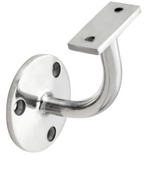 Click Here To Enlarge This Photo Of AA84CP - Carlisle Brass Handrail Bracket &lpar;Heavyweight&rpar; 64mm Polished Chrome