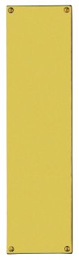 Click Here To Enlarge This Photo Of M39F - Carlisle Brass Victorian Finger Plate &lpar;Flat Sheet&rpar; 305 x 76mm Polished Brass