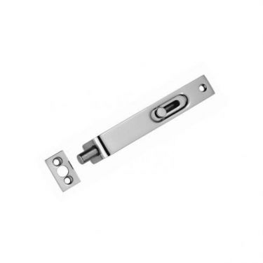 Click Here To Enlarge This Photo Of AA79SC - Carlisle Brass Flush Bolt &lpar;Sunk Slide&rpar; 102mm Satin Chrome