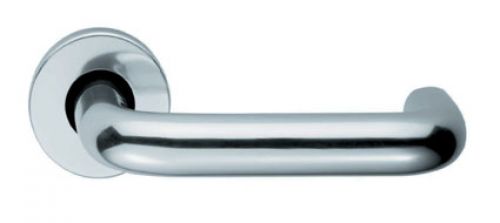 Click Here To Enlarge This Photo Of LRS6001PAA - Carlisle Brass Eurospec 19mm Dia&period; Round Bar Safety Lever on Rose - Polished Anodised Aluminium
