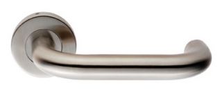 CSL1190SSS - Carlisle Brass Eurospec 19mm Safety Lever on Round Rose &lpar;G304&rpar; Satin Stainless Steel