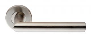 CSL1192SSS - Carlisle Brass Eurospec 19mm Mitred Lever on Round Rose &lpar;G304&rpar; Satin Stainless Steel