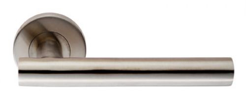 Click Here To Enlarge This Photo Of CSL1194SSS - Carlisle Brass Eurospec 19mm T-Bar Lever on Round Rose &lpar;G304&rpar; Satin Stainless Steel
