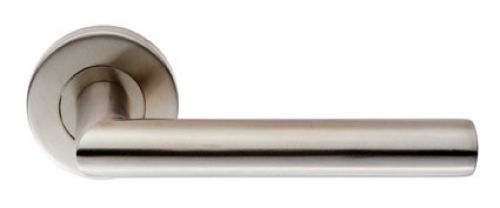 Click Here To Enlarge This Photo Of CSL1195SSS - Carlisle Brass Eurospec 19mm Oval Lever on Round Rose &lpar;G304&rpar; Satin Stainless Steel