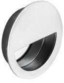 FPH1004BSS - Carlisle Brass Eurospec Circular Flush Pull 89mm Dia&period;&lpar;Semi Circular Inset&rpar; Polished Stainless Steel