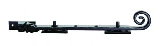 LF5541B - Carlisle Brass Ludlow Foundries Curly Tail Casement Stay 250mm Black Antique