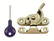 AA40LCK - Carlisle Brass Locking Sash Fastener &lpar;Fitch Pattern&rpar; Polished Brass