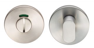 CST1018SSS - Carlisle Brass Eurospec Stainless Steel WC Thumbturn & Coin Release c&sol;w Spare Non-Indicator Rose Satin Stainless Steel