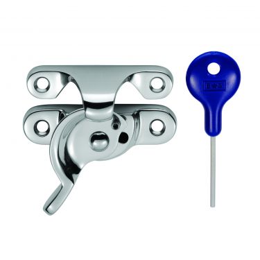 Click Here To Enlarge This Photo Of AA40LCKCP - Carlisle Brass Locking Sash Fastener &lpar;Fitch Pattern&rpar; Polished Chrome