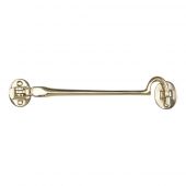 AA63 - Carlisle Brass Heavyweight Cabin Hook &lpar;Silent Pattern&rpar; 202mm Polished Brass