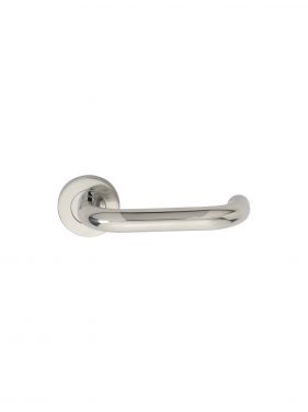 Click Here To Enlarge This Photo Of CSL1190BSS - Carlisle Brass Eurospec 19mm Safety Lever on Round Rose &lpar;G304&rpar; Polished Stainless Steel