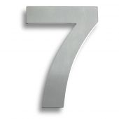 NUM10177SSS - Carlisle Brass Eurospec Numeral '7' &lpar;178mm&rpar; Concealed Pin Fix &lpar;Grade 316&rpar; Satin Stainless Steel