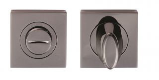 SZM004SQBN - Carlisle Brass Serozzetta Turn & Release on Square Rose &lpar;Concealed Fix&rpar; Black Nickel