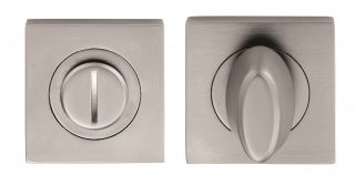 SZM004SQSC - Carlisle Brass Serozzetta Turn & Release on Square Rose &lpar;Concealed Fix&rpar; Satin Chrome