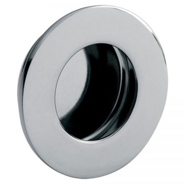 Click Here To Enlarge This Photo Of FPH1003BSS - Carlisle Brass Eurospec Circular Flush Pull 78mm Dia&period; Polished Stainless Steel