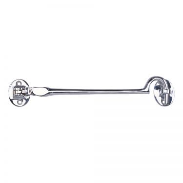 Click Here To Enlarge This Photo Of AA63CP - Carlisle Brass Heavyweight Cabin Hook &lpar;Silent Pattern&rpar; 202mm Polished Chrome